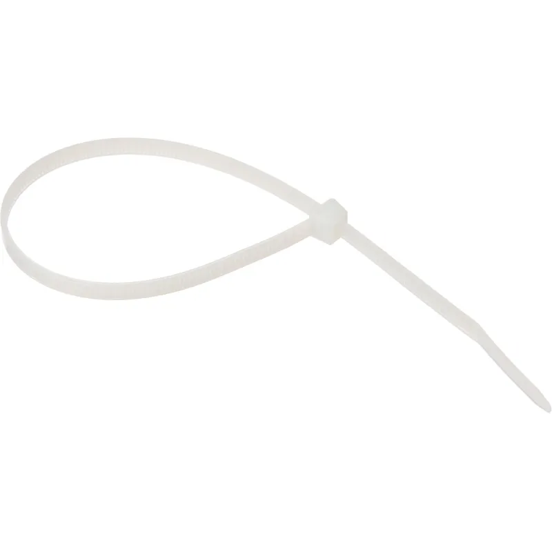 Хомут стяжка нейлоновая TOPFORT 5х250 белый 100 шт/уп 2097657