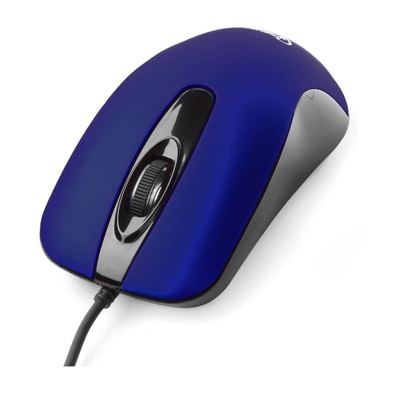 Мышь компьютерная Gembird MOP-400-B, USB, синий, 3кн, 1000DPI, 1.45м 1814732