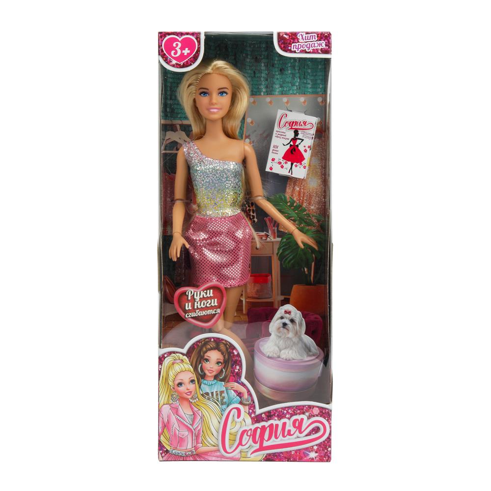 Кукла 29 см. София, руки и ноги сгибаются, игрушка Карапуз 66001-C81-S-BB