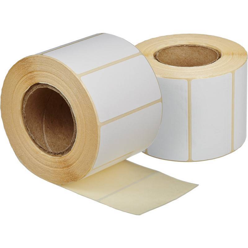Термоэтикетки 58х30 эко,без печати, 900шт/рул, вт 40 ,5рул/уп 602935