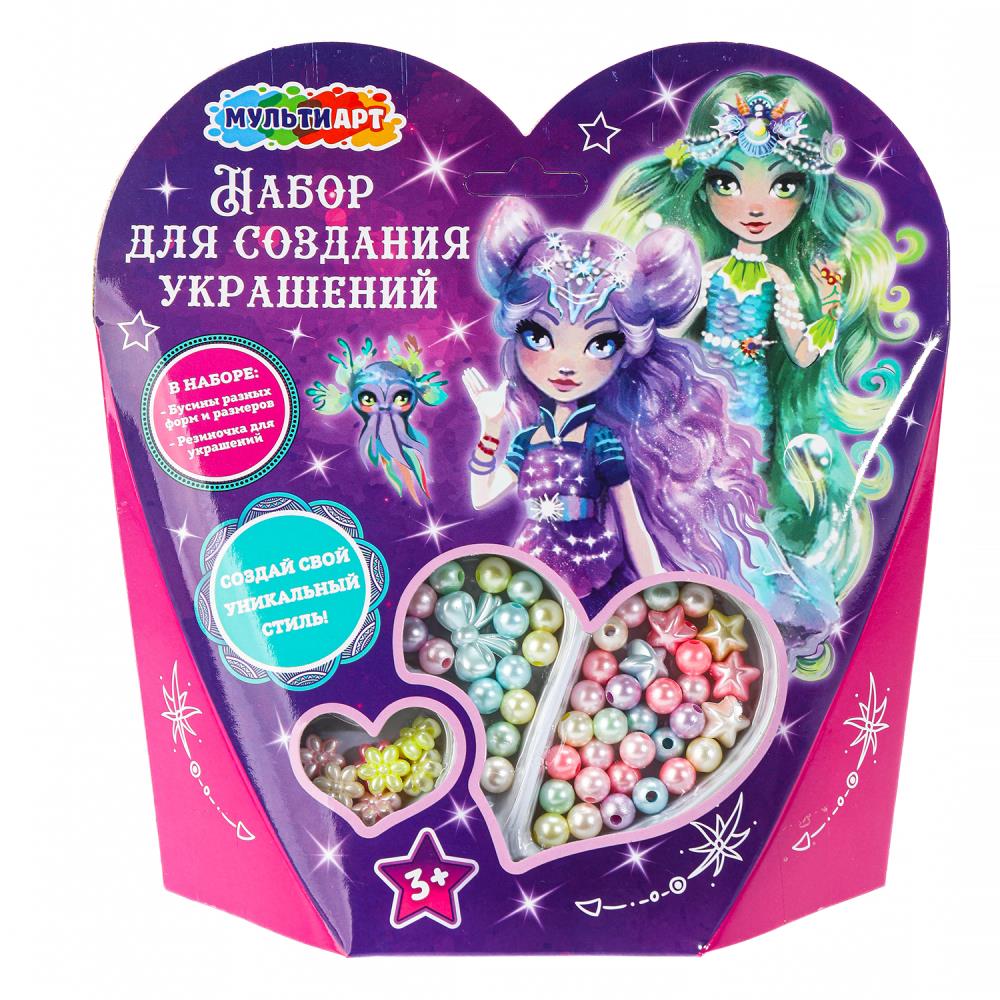 Набор для создания украшений Цветочные феи МультиАрт BEADSET-099347