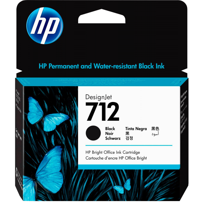 Картридж струйный HP 712 3ED71A чер. для DJ Т230/630 1279064