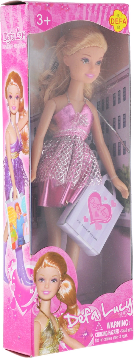 Игровой набор "Модница" в комплекте 2 предмета DEFA LUCY 8220 pink