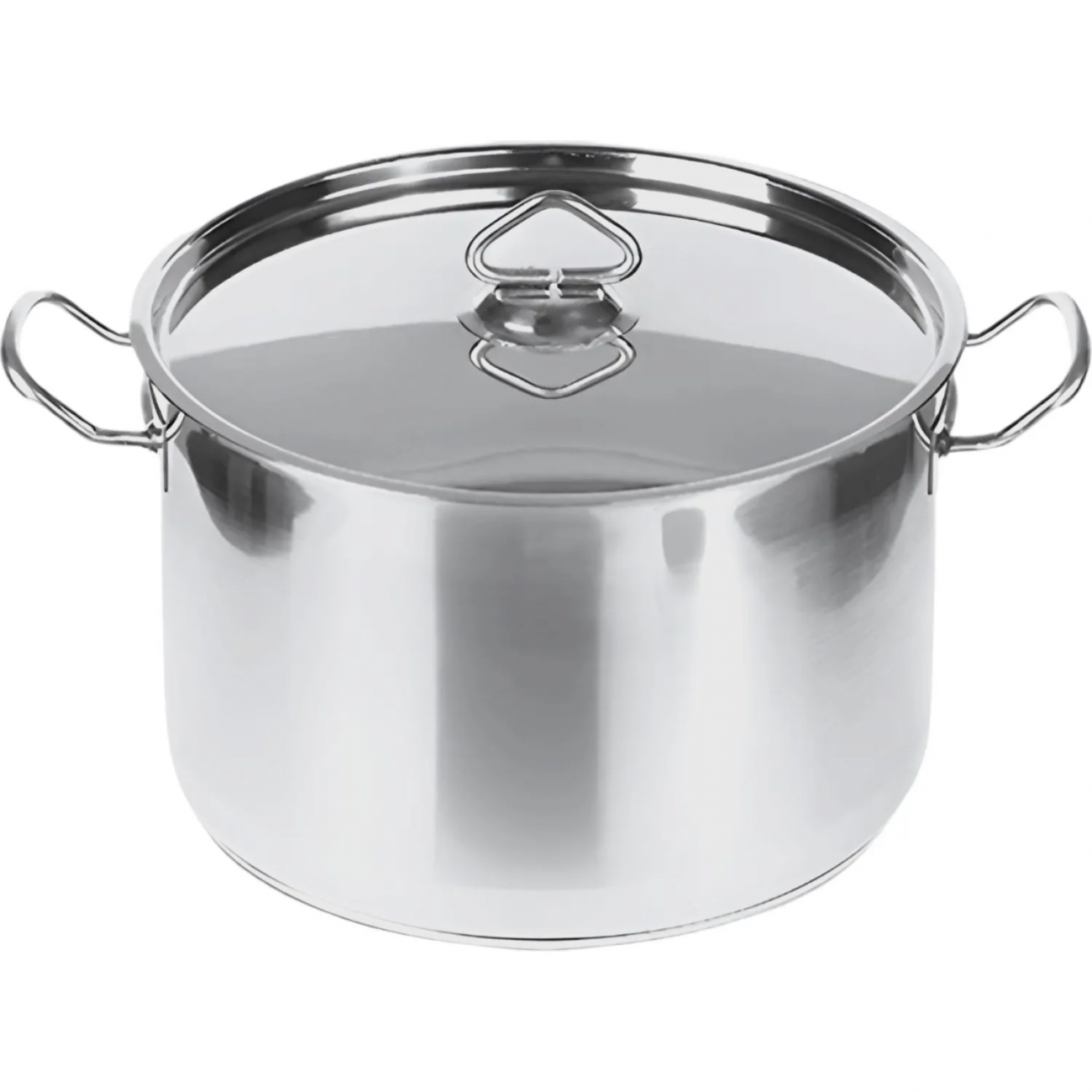 Кастрюля 5л нерж.тройное дно d=235 h=130, индукция, LUXSTAHL, кт148 1800830