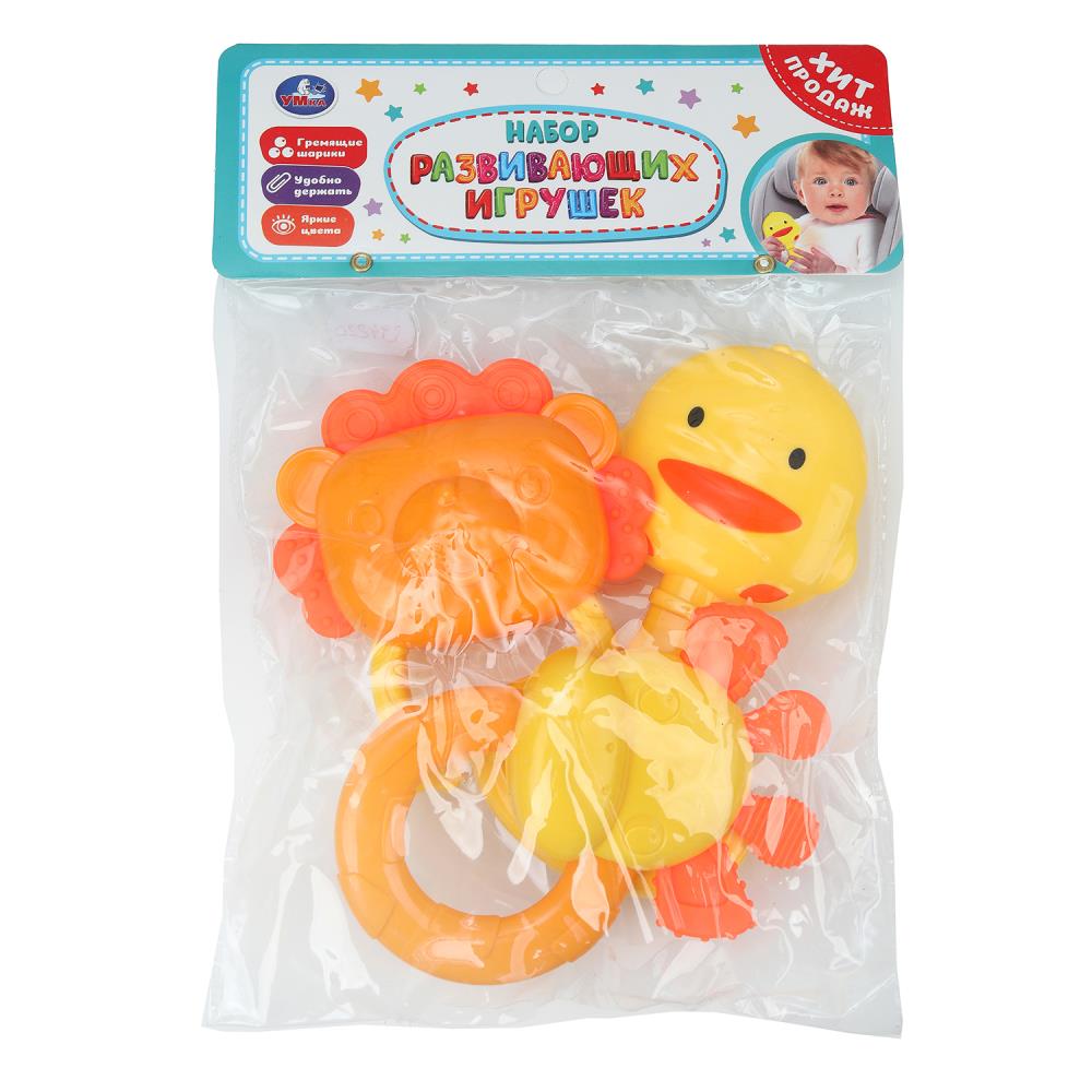 Набор игрушек развивающих, 3 шт. УМка 2007M167-R