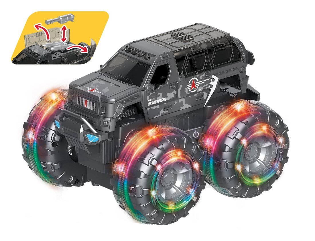 Монстр трак Полиция, инерц.с подсветкой Пламенный мотор 870971