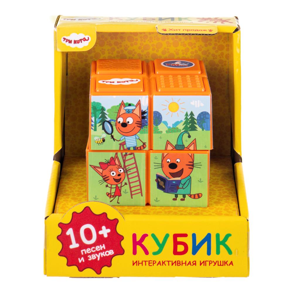 Кубик-рубика Три Кота, 10 песен и звуков УМка HT1533-R1