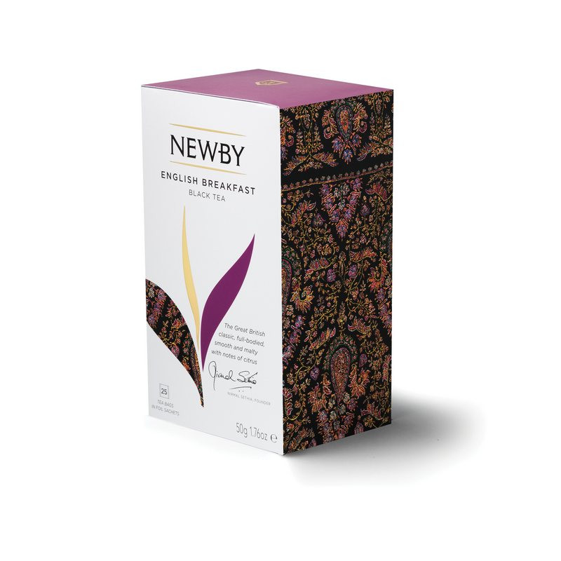 Чай Newby Английский Завтрак черный 25 пакетиков 443305