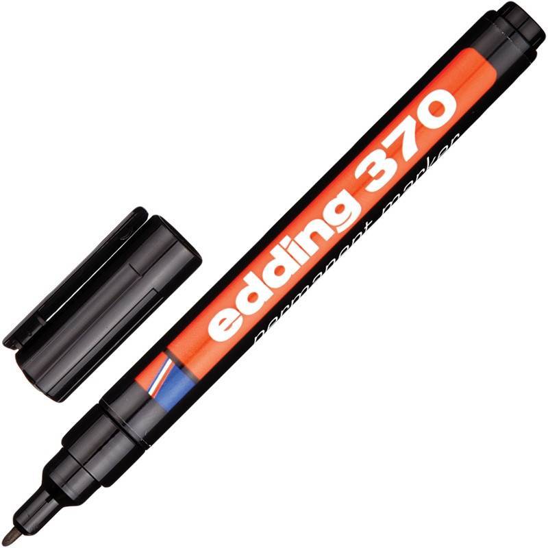 Маркер перманентный Edding E-370/1 черный (толщина линии 1 мм) 35737