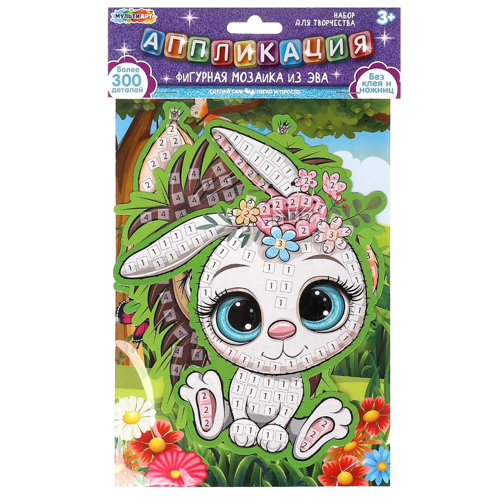 Аппликация фигурная из эва 15х21 см. большие глаза MultiArt EVAPACKFIG-112448