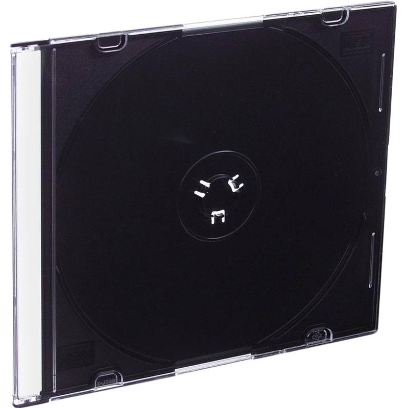 Бокс CMC для CD/DVD пластиковый Slim Case черный (200 шт. в уп) (CDB-sl) 1644088