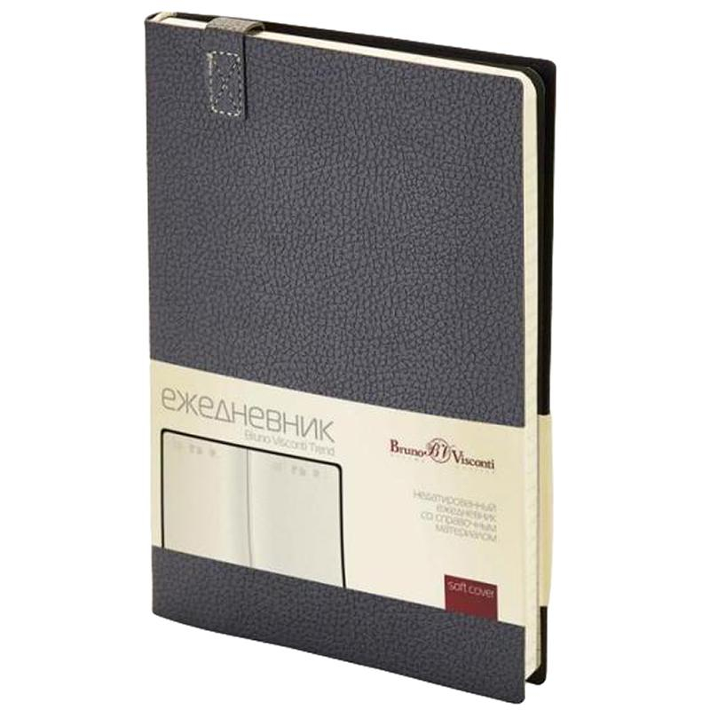 Ежедневник недатир. серый A5, TREND 3-516/02 Bruno Visconti 1268908