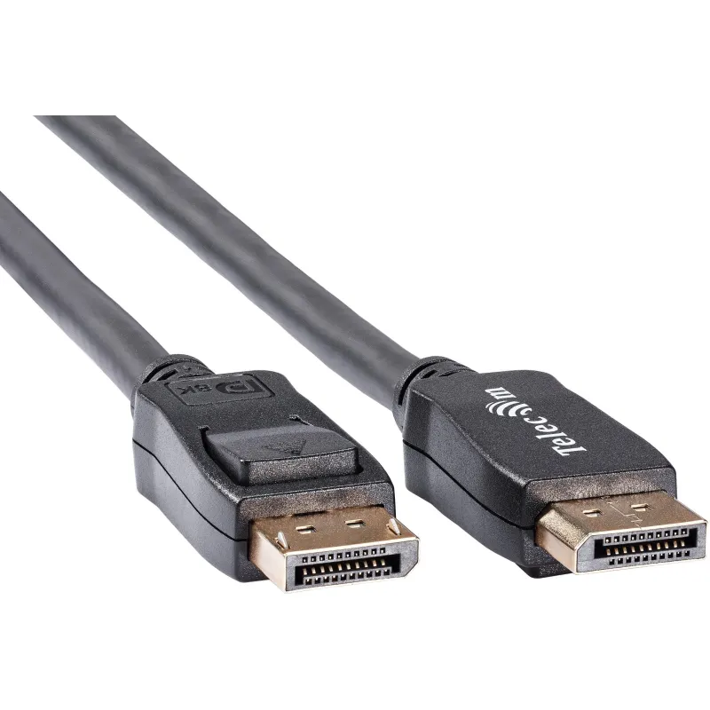 Кабель DP-DP соединительный 1.4V 8K@60Hz 2м, Econom, Telecom (TCG745C-2M) 2151759