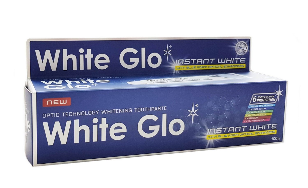 Зубная паста White Glo отбеливающая, мгновенное отбеливание 100мл. W8178-НТМ