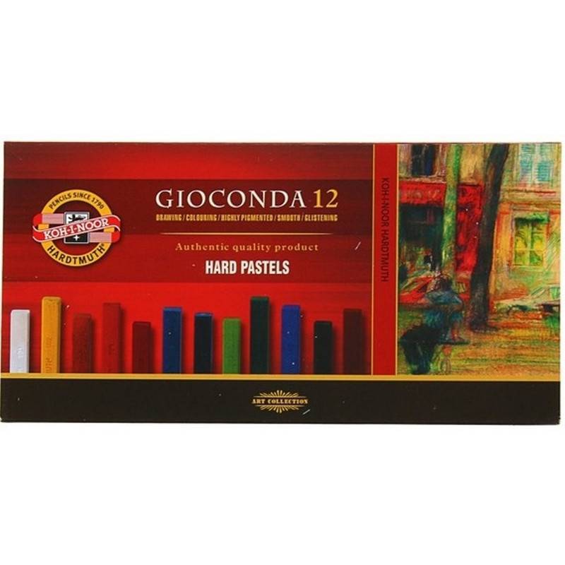 Пастель масляная Koh-I-Noor Gioconda 12 цветов 8312/12 1204145
