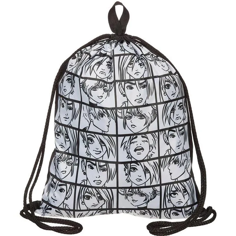 Мешок для обуви Аниме Комикс, 1 ручка,светоотр,51х41 Комус Класс 1799989