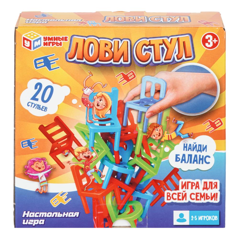 Настольная игра на баланс Лови стул Умные игры GM-CHR-20-RUS