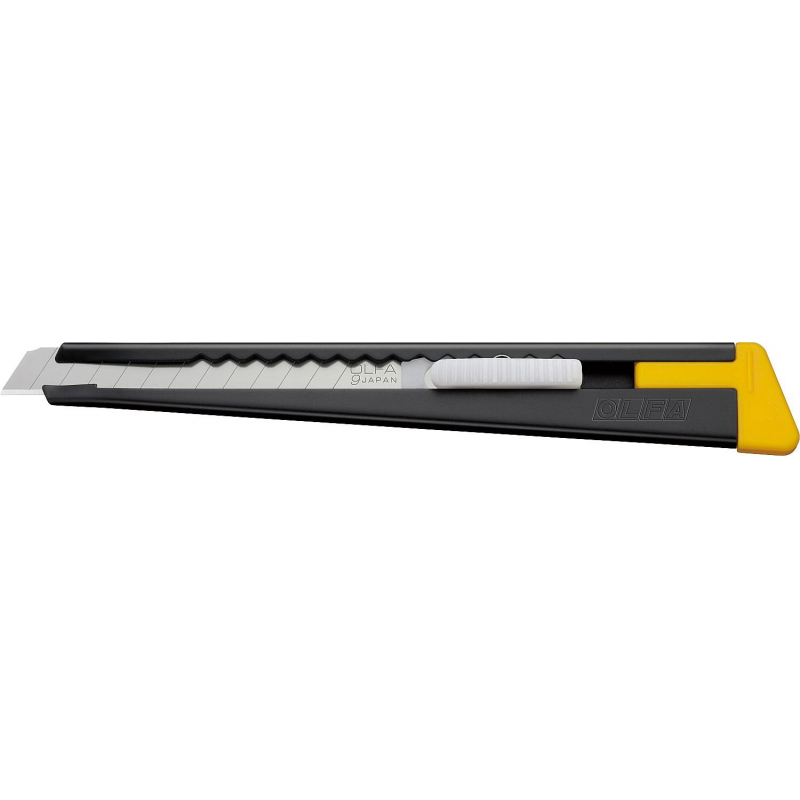 Нож OLFA с металлическим корпусом, 9мм,черный, OL-180-BLACK 1485476