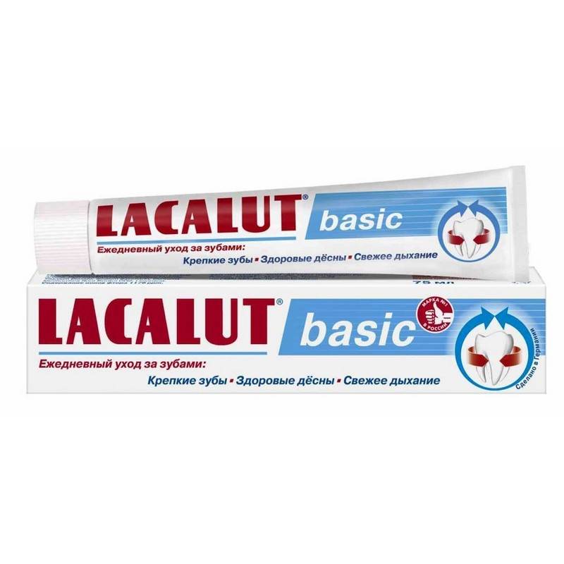 Зубная паста Lacalut Бейсик 75 мл 559650