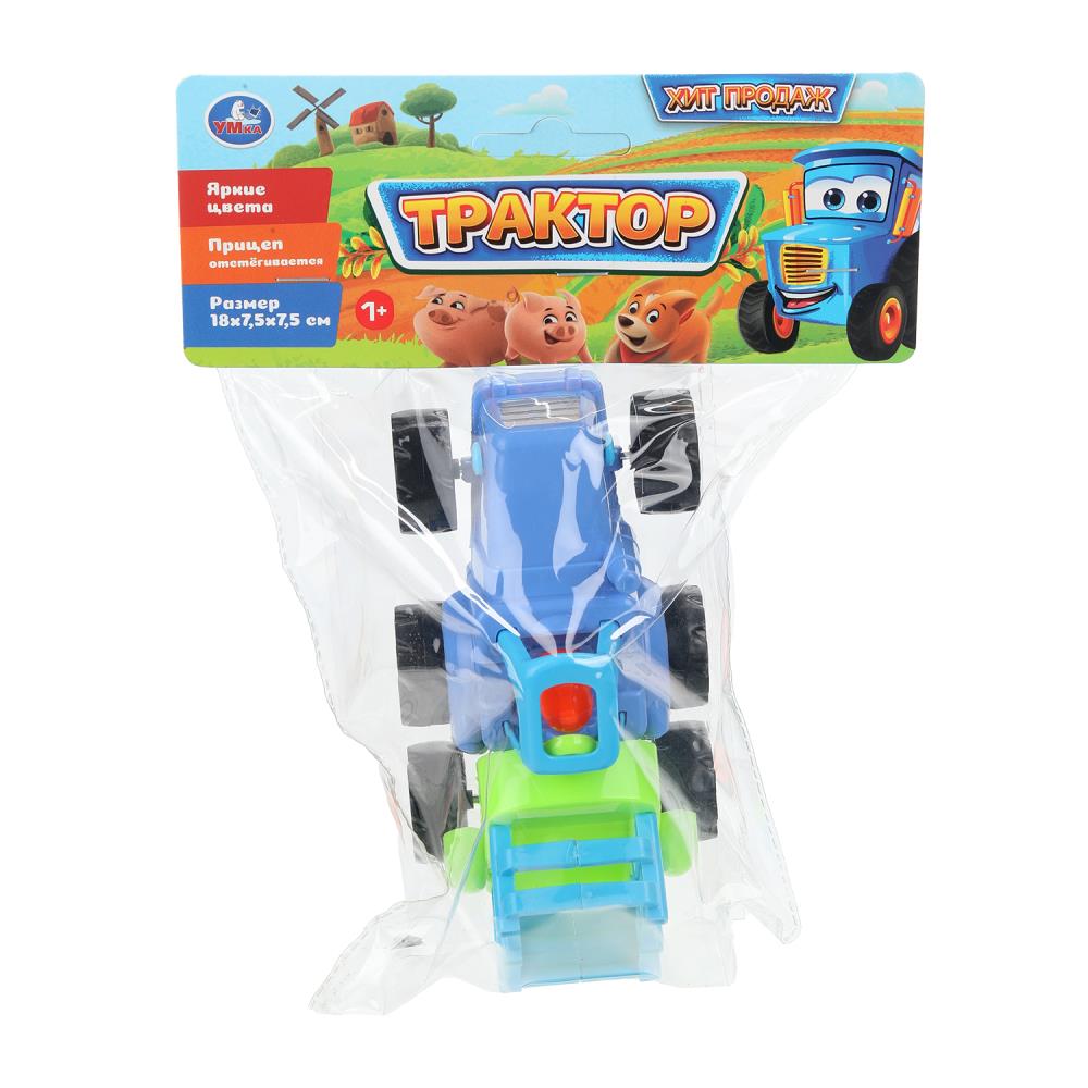 Каталка с прицепом "Синий Трактор" УМка 1709A018-R1