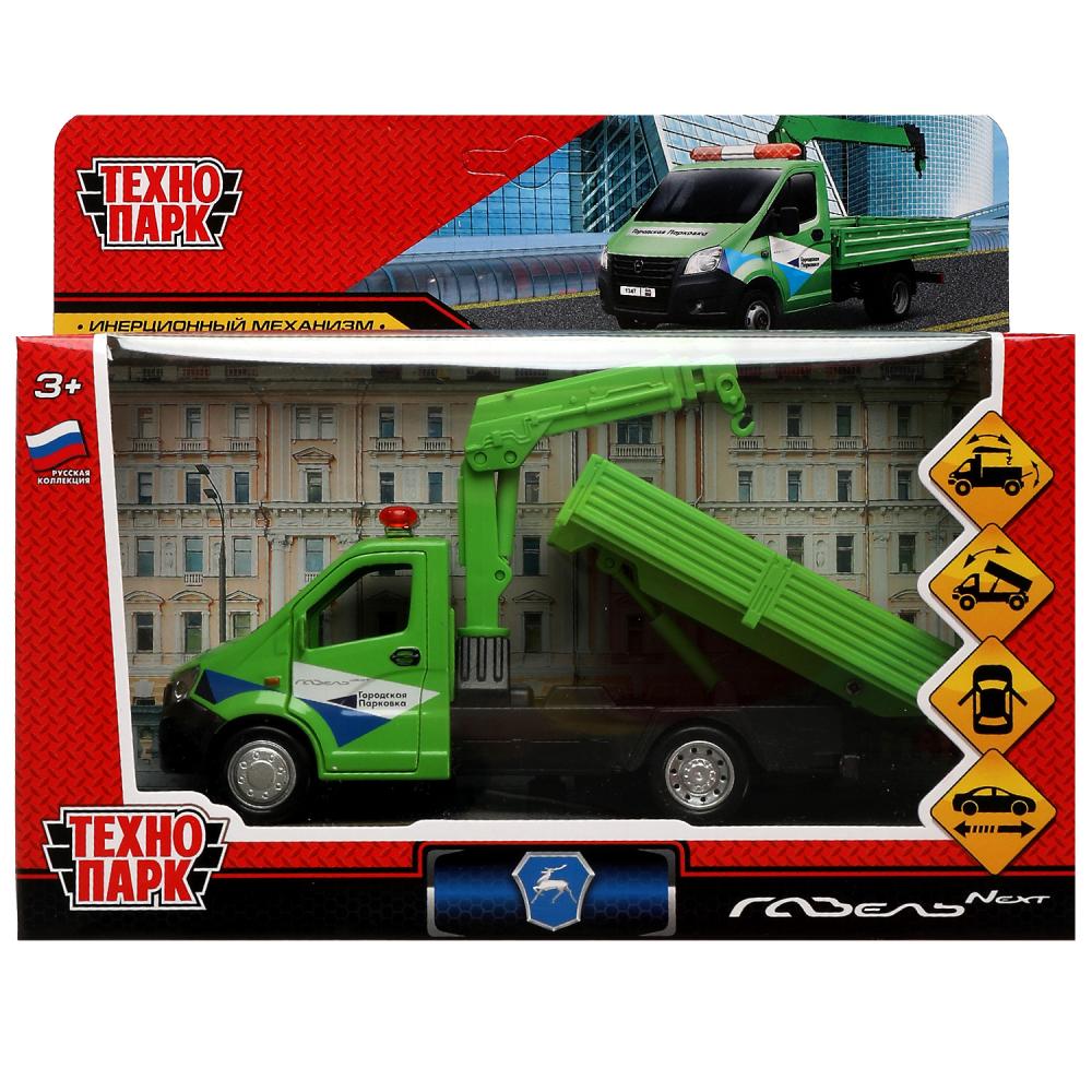 Машина металлическая Газель Манипулятор, 16 см. Технопарк NEXTBOARD-15TOW-GNWH