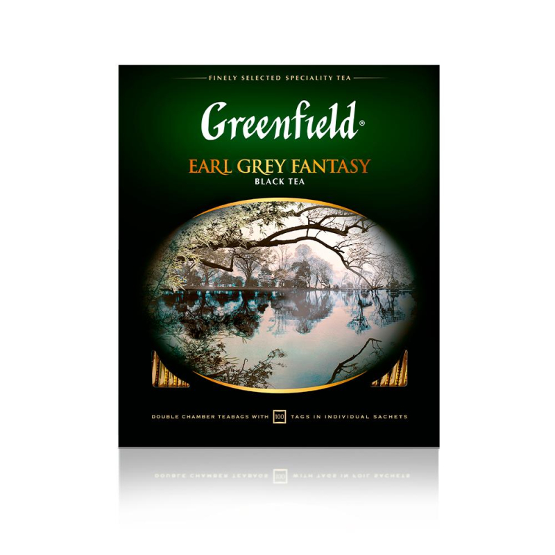 Чай Greenfield Earl Grey Fantasy черн.фольгир 100 пак/уп 0584-09 327365