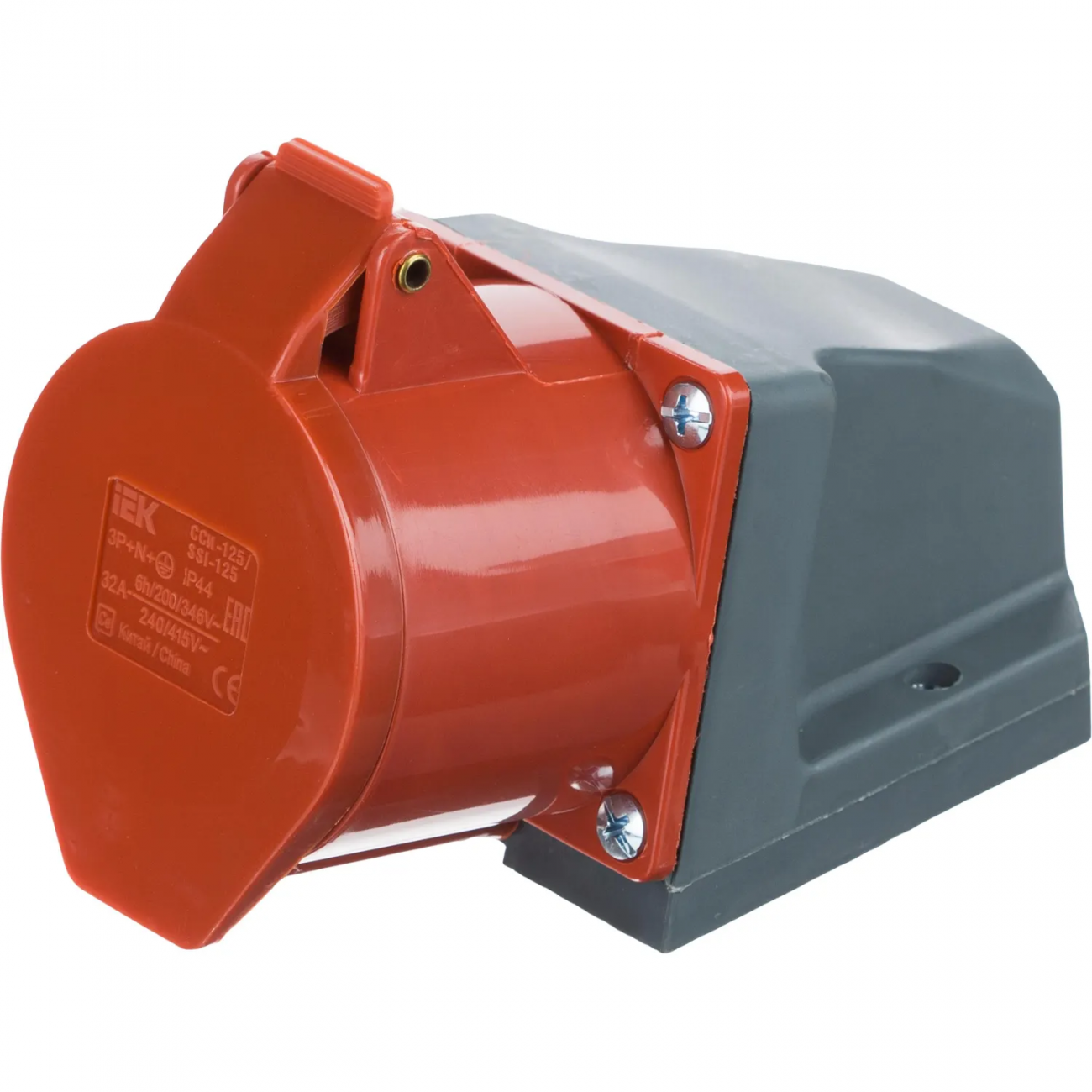 Розетка ОП 32А 380В 3P+PE+N ССИ-125 IP44 PSR12-032-5 IEK 1549893