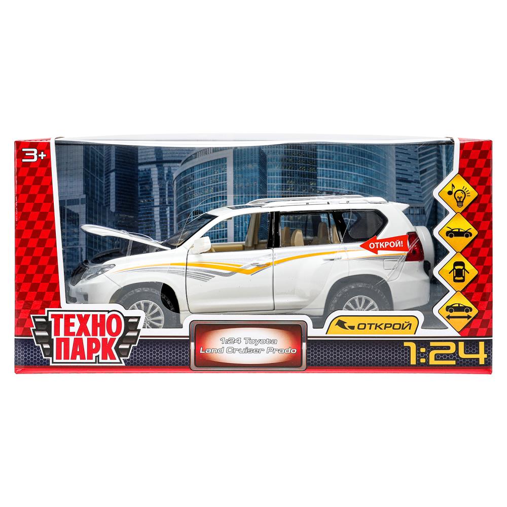 Машина свет-звук Тойота Лэнд Крузер Прадо, 20 см. капот Технопарк 68270AW