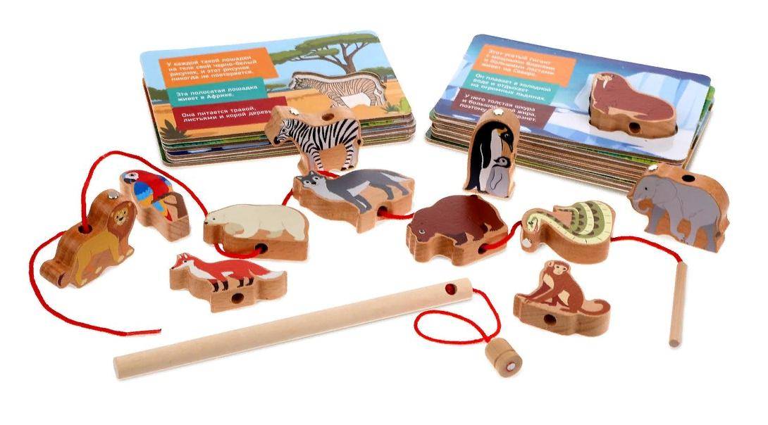 Развивающая игра 4в1 "Мир животных" Mapacha 76843