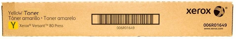 Тонер-картридж Xerox 006R01649 жел. для Versant 80/180 Press 1094954