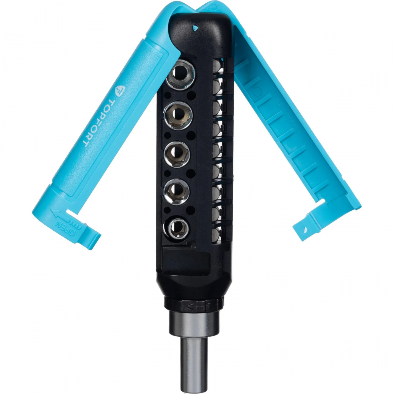 Набор отверток с трещоткой Topfort с открывашкой 16 предметов (570116) 2100551