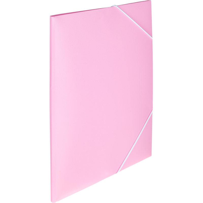 Папка на резинках Attache Акварель А4, плотн 350мкм, розовая 1561909
