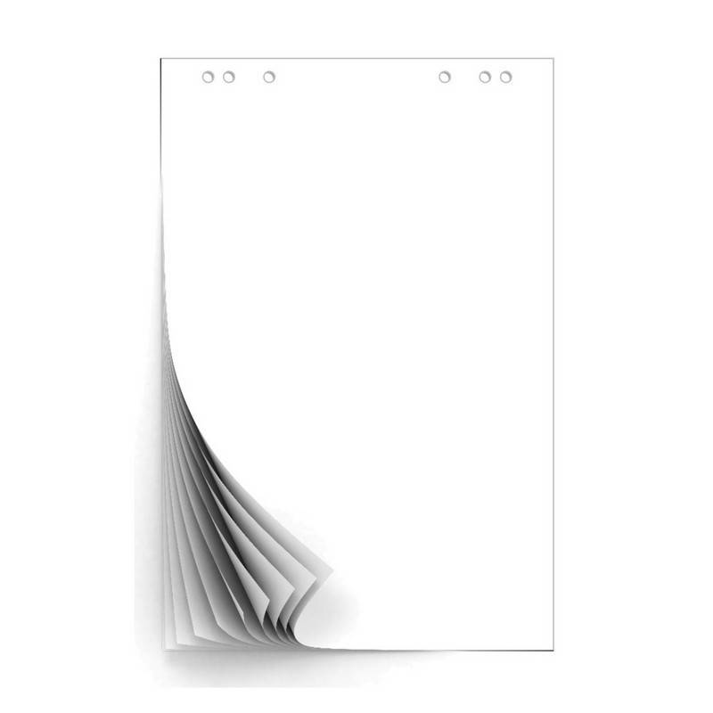 Бумага для флипчартов Attache 67.5х98 см белая 10 листов (80 г/кв.м) 445519