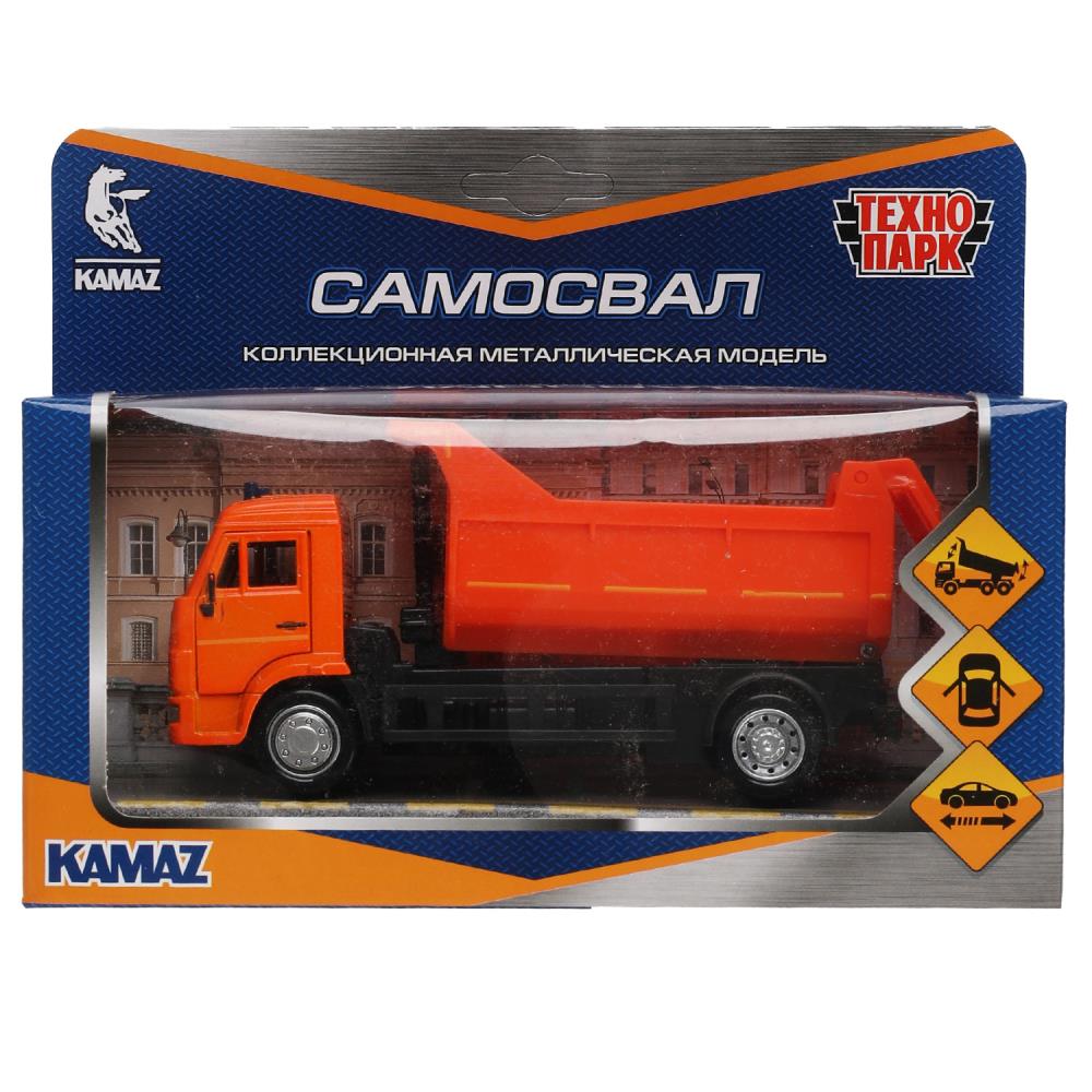 Машина металлическая Камаз Самосвал, 14 см, Технопарк KAMDUMP-15-OG
