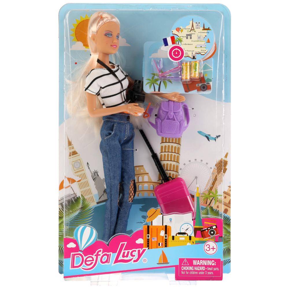 Кукла с аксессуарами (цвет в асс) Defa Lucy 8389