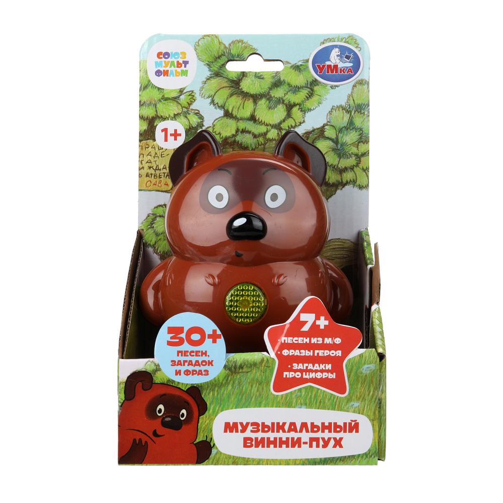 Фигурка "Винни-пух" 30+ песен, загадок и фраз "Союзмультфильм" УМка HT1144-R-WOD