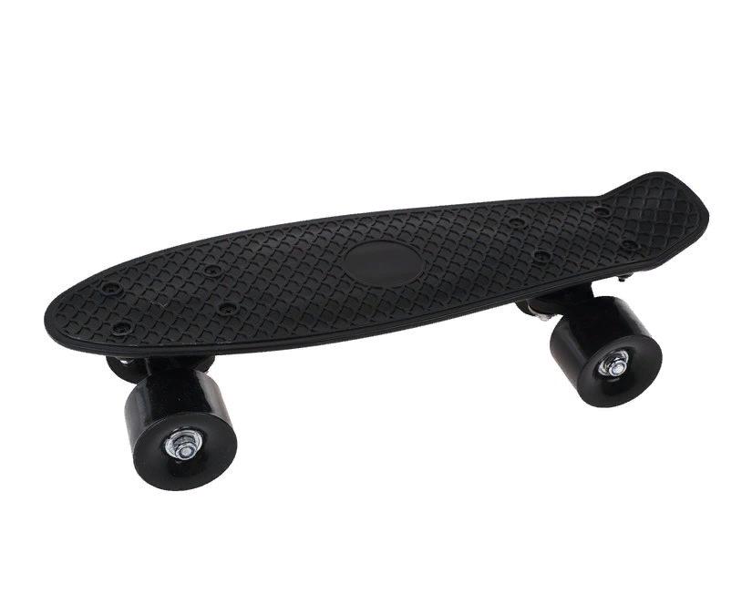 Скейтборд пластик 41x12 см, чёрный Наша Игрушка 636247