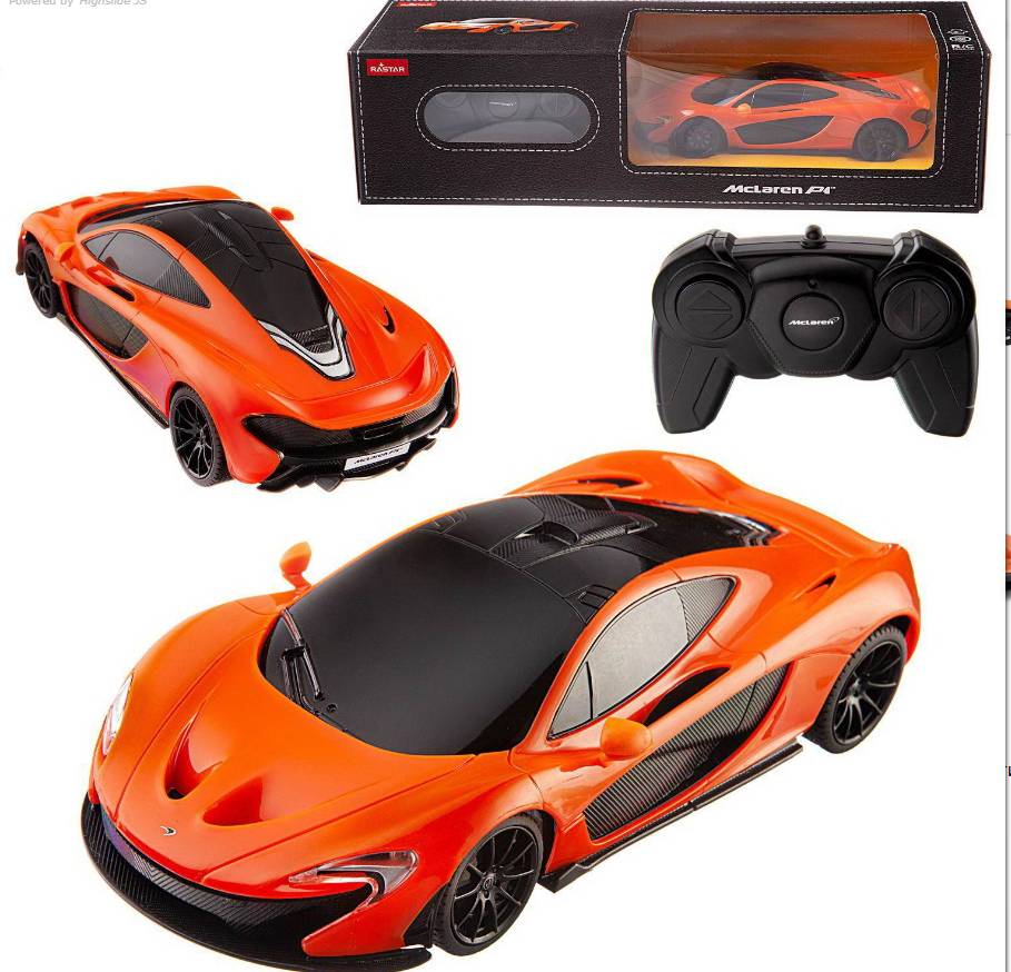 1:24 Машина р/у McLaren P1, цвет оранжевый 40MHZ RASTAR 75200O