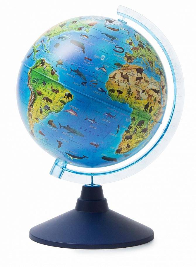 Глобус Зоогеографический (Детский) 210 серия Евро Globen Ке012100207