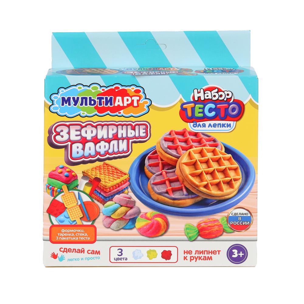 Набор для лепки "Зефирные вафли", 18 см. PDSET-MA120035