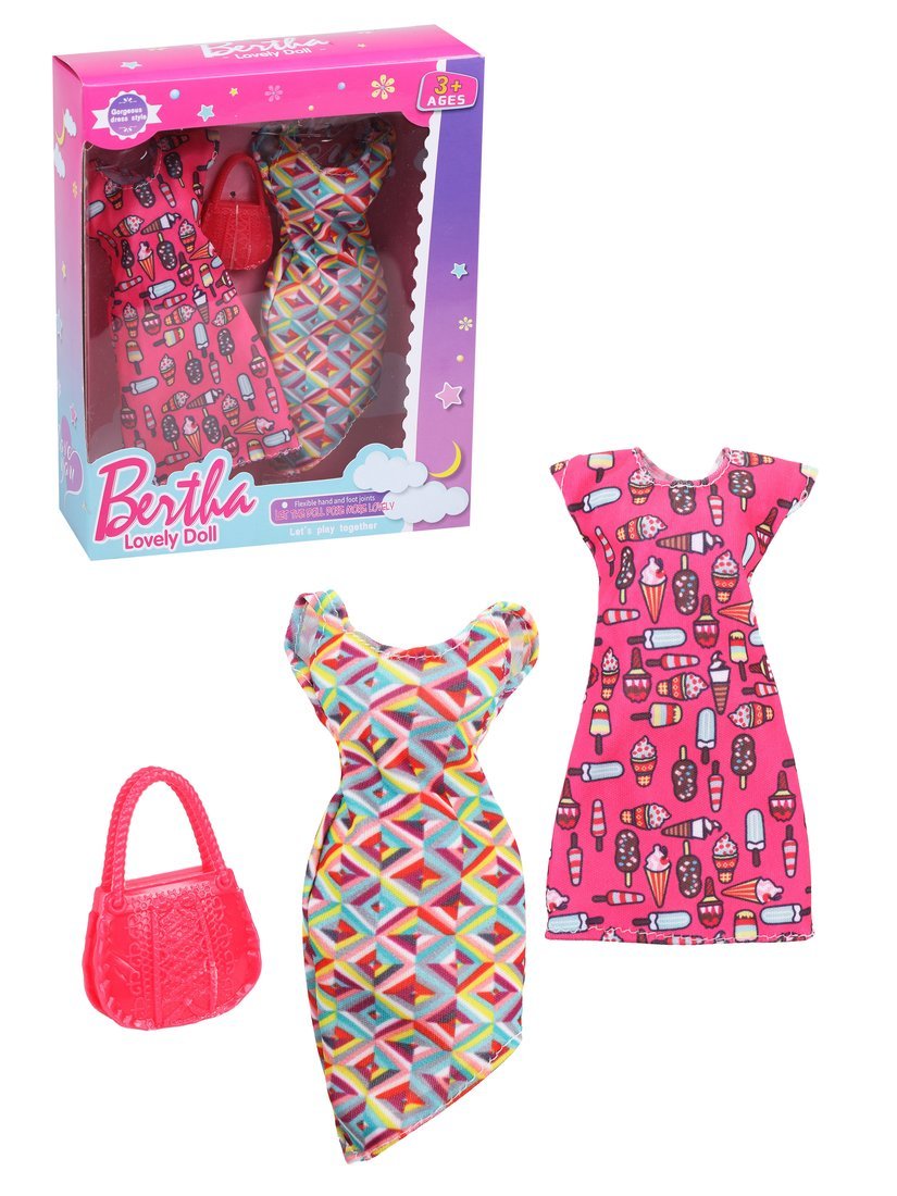 Набор одежды для куклы(два сарафана и сумка) Наша Игрушка 200951393