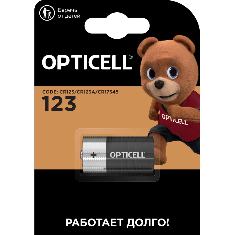 Батарейка Opticell Specialty 123 1шт 2176577 5060014