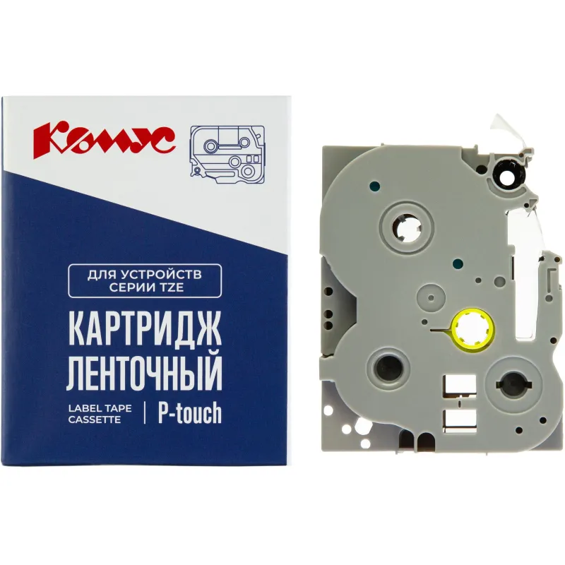 Картридж Комус TZE-622(Brother TZE-622 красный на желтом,9мм/8м) 1944155 RL-B-T622P-RE/YE-9MM*8M