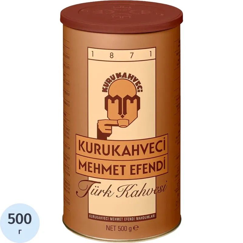 Кофе молотый Kurukahveci Mehmet Efendi турецкий ж/б 500г 2264619