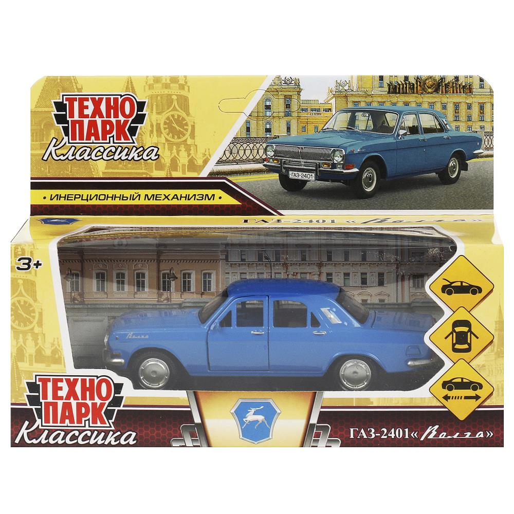 Машина металлическая, Газ-2401 Волга, 12 см. синий, Технопарк 2401-12-BU