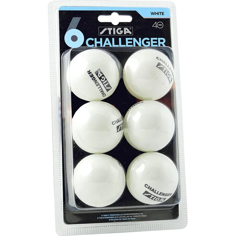 Мяч для настольного тенниса Stiga Challenger упак.6 шт. 5200-06 диам 40 мм 2009891