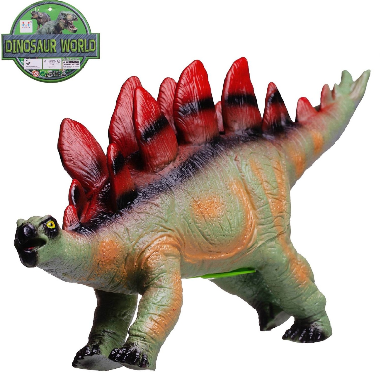 Фигурка Junfa Динозавр Стегозавр, длина 43 см со звуком WA-24124/Стегозавр