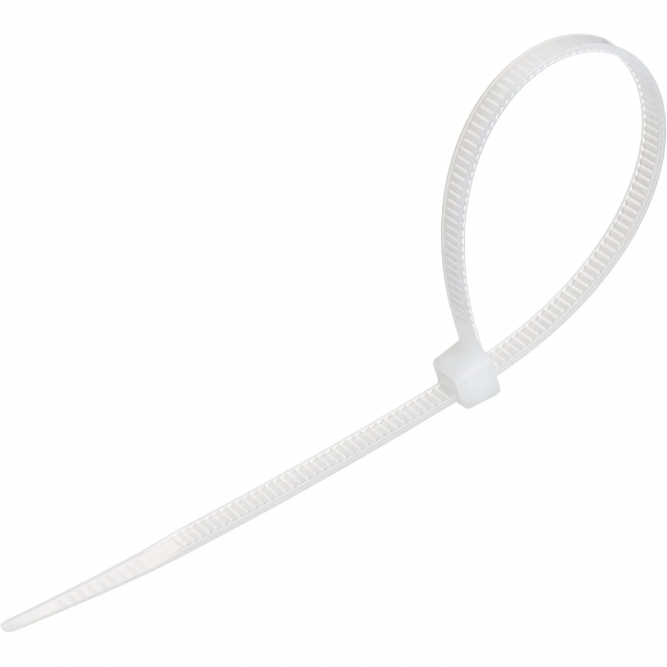 Стяжка (хомут) 200 мм x 4,5 мм,Bigtech BT-CT-200-45-W,нейлон,бел,100 шт/уп 2157526