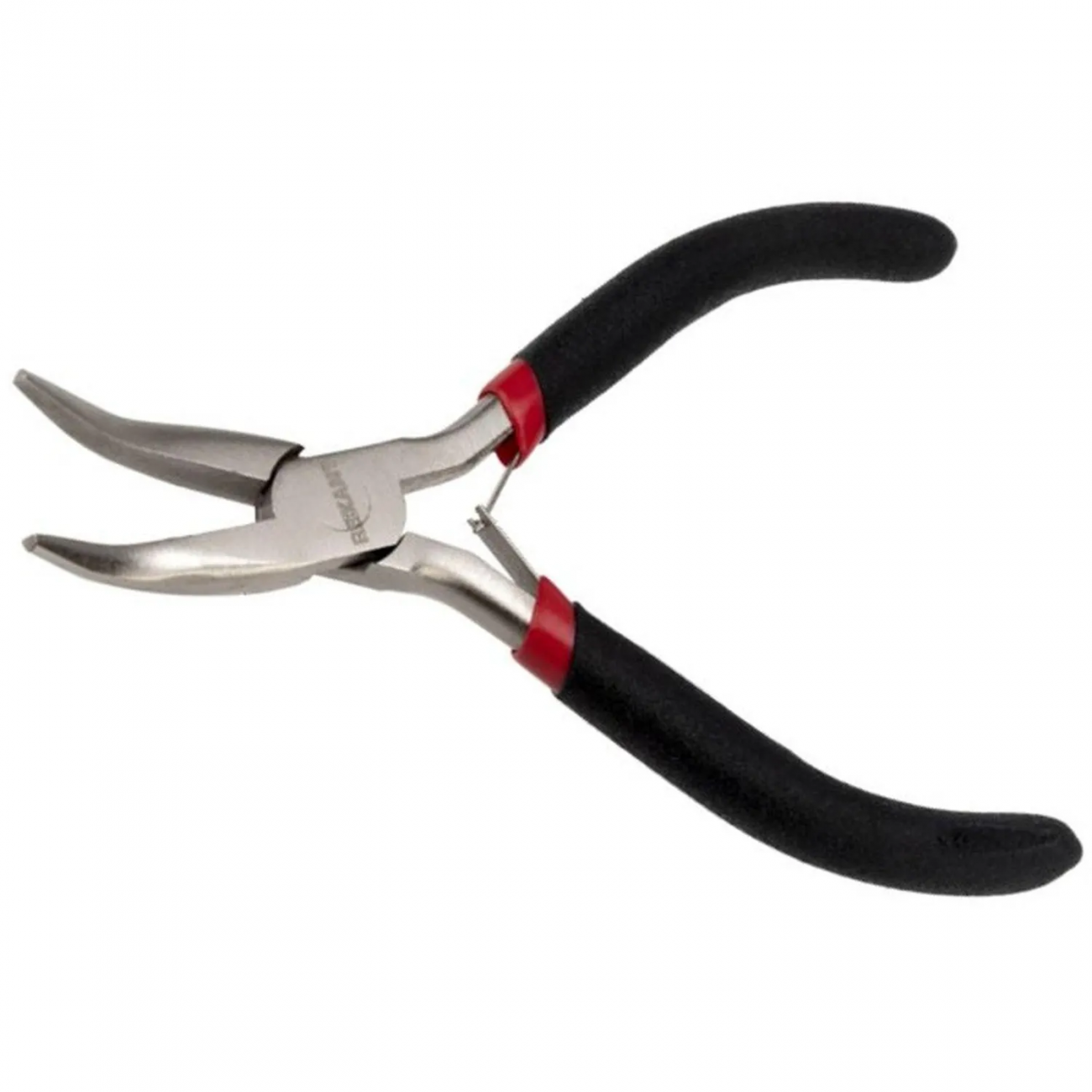 Тонкогубцы изогн. мини 120мм никел. авторазжим, облив рук. REXANT 12-4603 2381265 987586