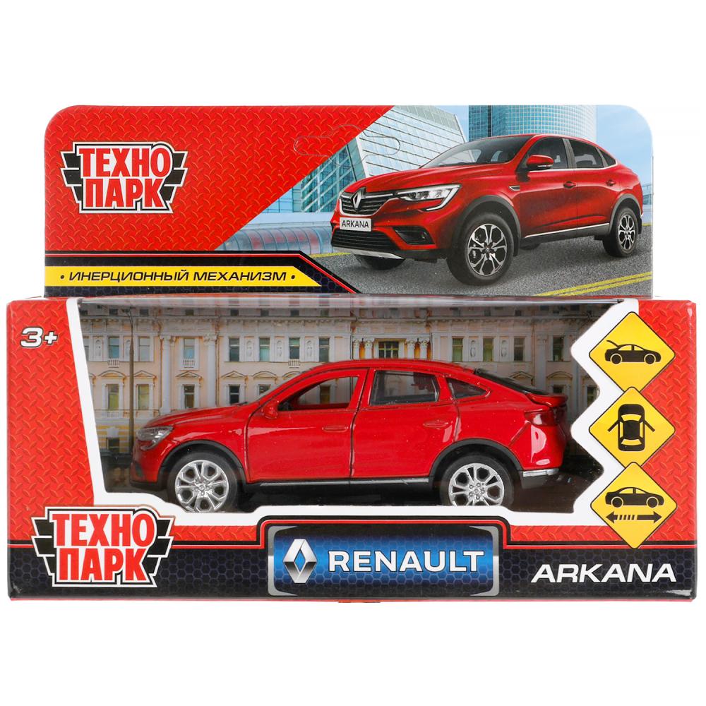 Машина металл Рено Аркана, 12 см, красный Технопарк ARKANA-12-RD